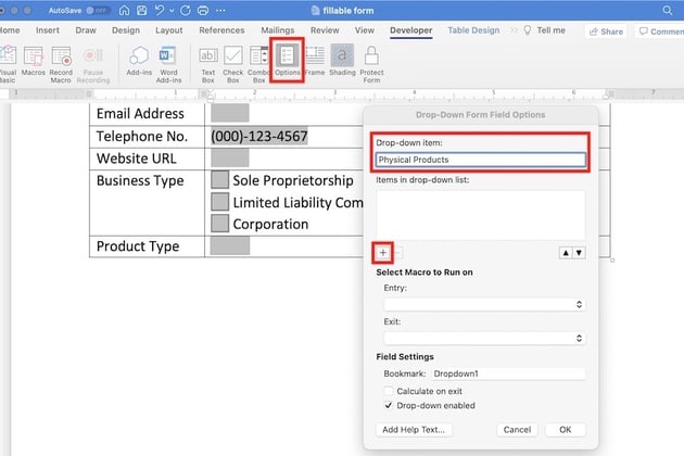 Interactive forms in word Word и Excel помощь в работе с программами